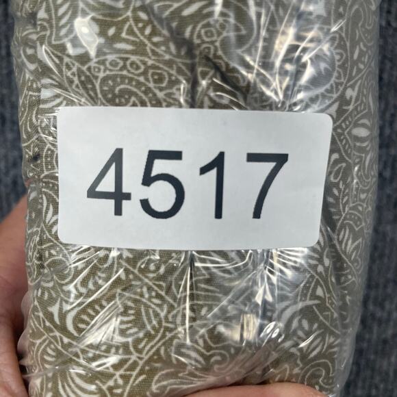 Ariat Pearl Snap Western Shirt Men's Large Green Paisley Allover Cowboy Rodeo - Picture 12 of 12